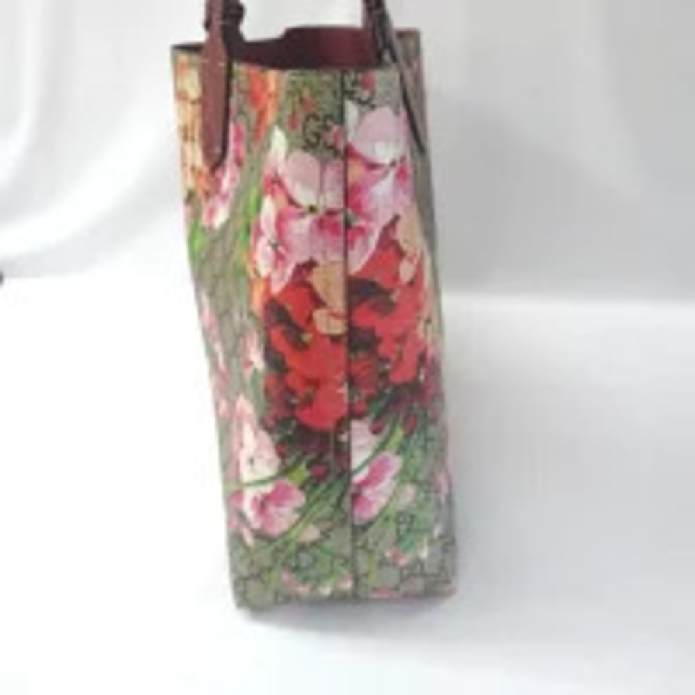 Gucci Reversible Bag Blooms Floral GG Beige Flower Tote